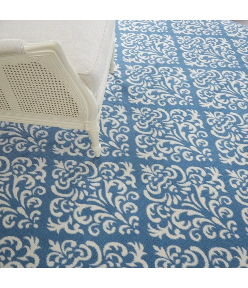 Nourison Grafix Round Area Rug GRF06-Blue