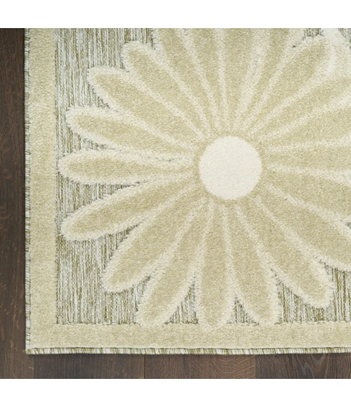 Nourison Aloha Ivory Sage ALH33 5 ft. 3 in. X 7 ft. 5 in. Rect. Rug