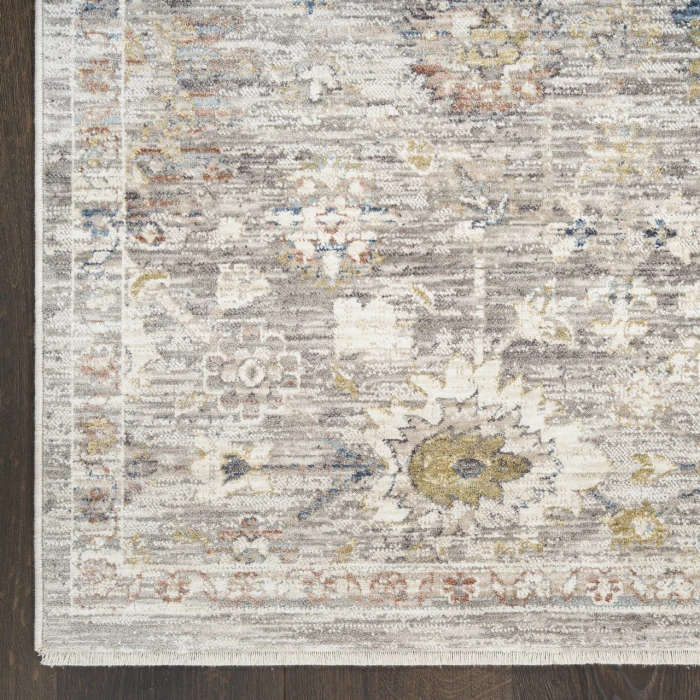 Nourison Home Antique Fusion Grey ANF05 2ft.2in. x 10ft. Rect. Rug