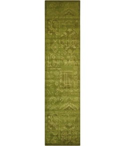 Nourison Home Silk Infusion Green SIF02 2ft.6in. x 10ft. Rect. Rug