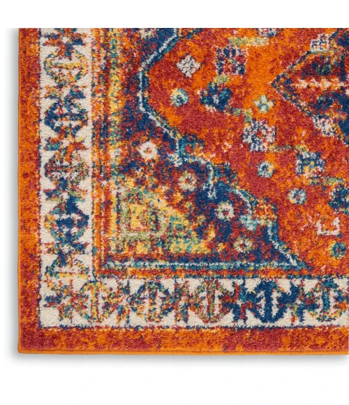 Nourison Allur Area Rug ALR02-Orange Multicolor