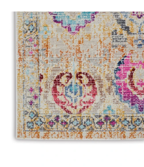 Nourison Vintage Kashan Area Rug VKA04-Ivory/Multicolor