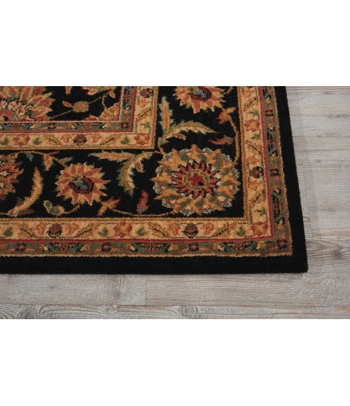 Nourison Home Living Treasures Black LI05 5ft.6in. x 8ft.3in. Rect. Rug