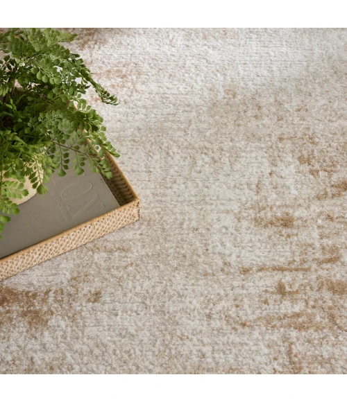 Nourison Dekor Ivory Beige DEK07 5 ft. 3 in. X 7 ft. Rect. Rug