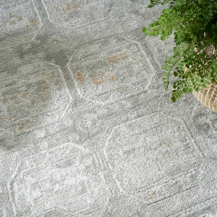 Nourison Dekor Grey DEK01 7 ft. 10 in. X 9 ft. 10 in. Rect. Rug