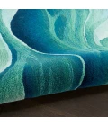 Nourison Prismatic Silver Green PRS42 10 ft. X 14 ft. Rect. Rug