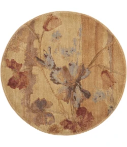 Nourison Home Somerset ST18 Beige 3 ft. 6 in. Round Area Rug