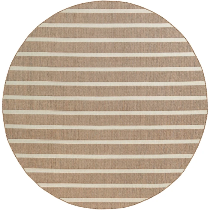 Nourison Positano Jute Ivory POS03 12ft. Round Rug