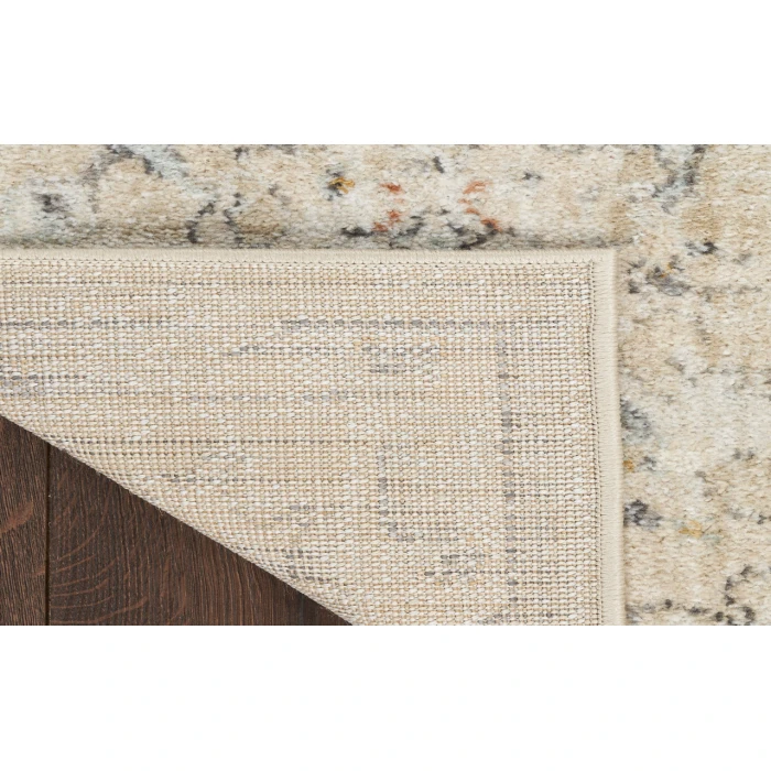 Nourison Oushak Home Cream OUS01 2 ft. 3 in. X 7 ft. 6 in. Rectangle Rug