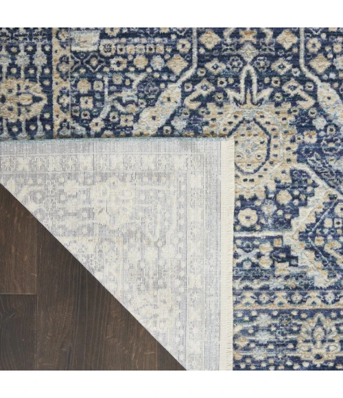 Nourison Home Lustrous Weave Blue LUW03 5ft.3in. x 7ft.9in. Rect. Rug