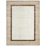 Nourison Home Dekor DEK06 Ivory Brown 4 ft. X 6 ft. Area Rug