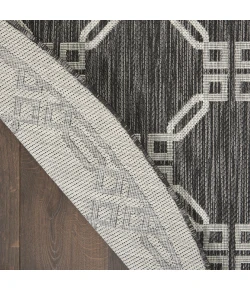 Nourison Country Side Charcoal CTR02 5ft.3in. x Round Rug