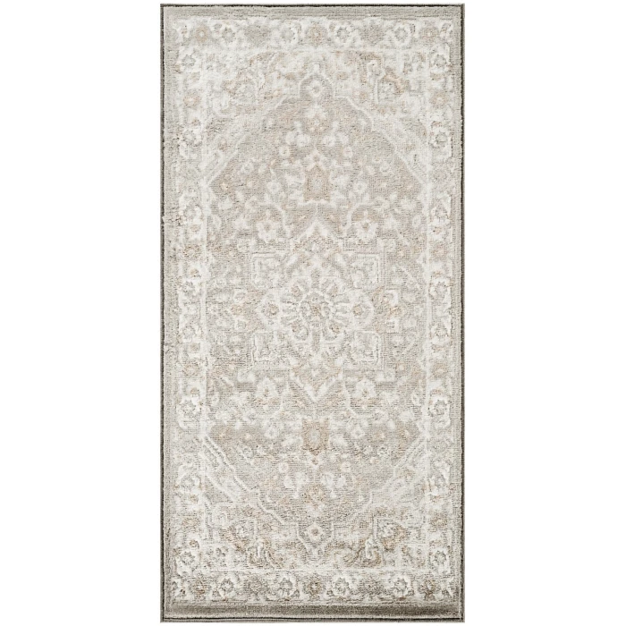 Nourison Dekor Light Grey DEK08 2 ft. x 4 ft. Rect. Rug