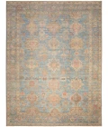 Nourison Vintage Washables Navy Multicolor VWS10 7 ft. 10 in. X 9 ft. 10 in. Rect. Rug