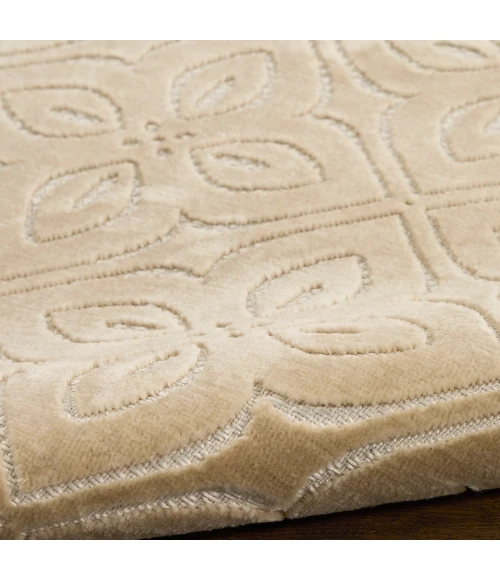 Nourison Washable Charm Beige Ivory WCH03 6 ft. X 9 ft. Rect. Rug