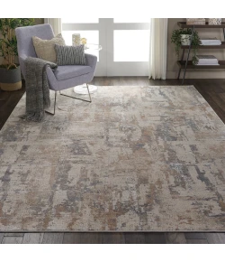 Nourison Home Rustic Textures RUS06 Beige Grey 7 ft. 10 in. X 10 ft. 6 in. Area Rug