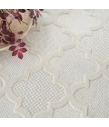 Nourison Easy Care Area Rug NES01 Ivory/White