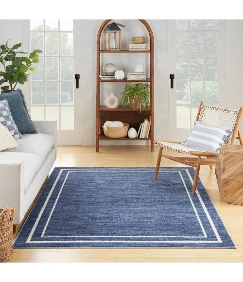 Nourison Nourison Essentials Area Rug NRE02 Navy/Ivory