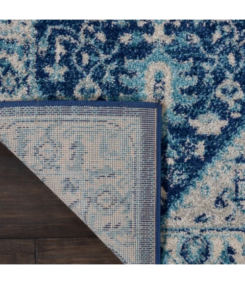 Nourison Tranquil Runner Area Rug TRA06-Ivory/Navy