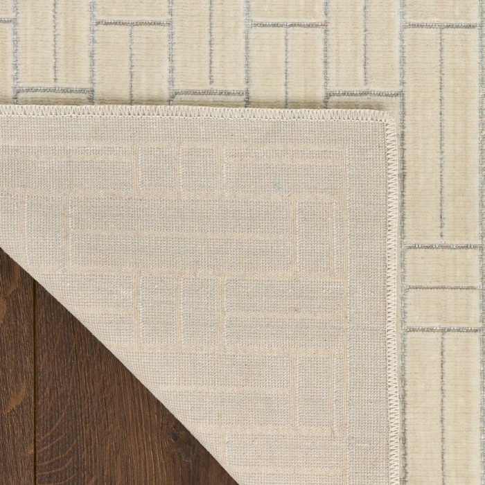 Nourison Washable Charm Ivory WCH02 6 ft. X 9 ft. Rect. Rug