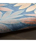Nourison Aloha Blue Rose ALH18 5 ft. 3 in. X 7 ft. 5 in. Rect. Rug