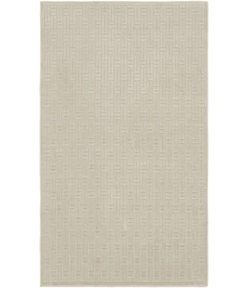 Nourison Home Washable Charm Grey WCH02 3ft. x 5ft. Rect. Rug