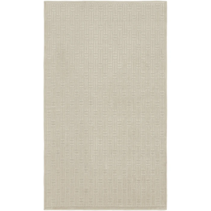Nourison Home Washable Charm Grey WCH02 3ft. x 5ft. Rect. Rug
