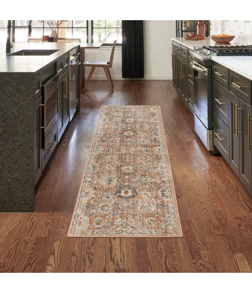 Nourison Oushak Home Rust OUS01 2 ft. X 6 ft. Rect. Rug