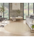 Nourison Tulum Cream TLM01 8 ft. X Round Rug