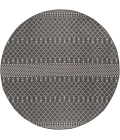 Nourison Positano Black POS02 10ft. Round Rug