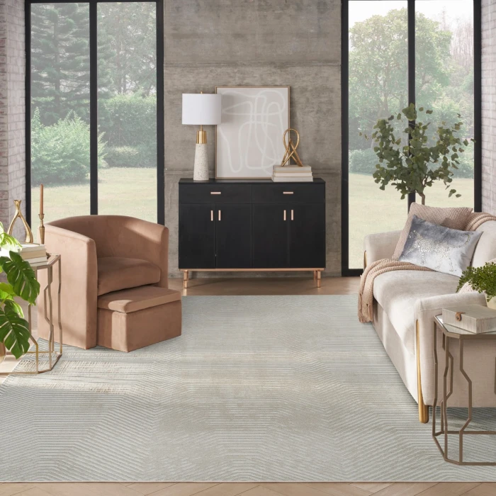 Nourison Dekor Ivory Beige DEK04 7 ft. 10 in. X 9 ft. 10 in. Rect. Rug