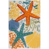 Nourison Home Aloha ALH24 Multicolor 5 ft. 3 in. X 7 ft. 5 in. Area Rug