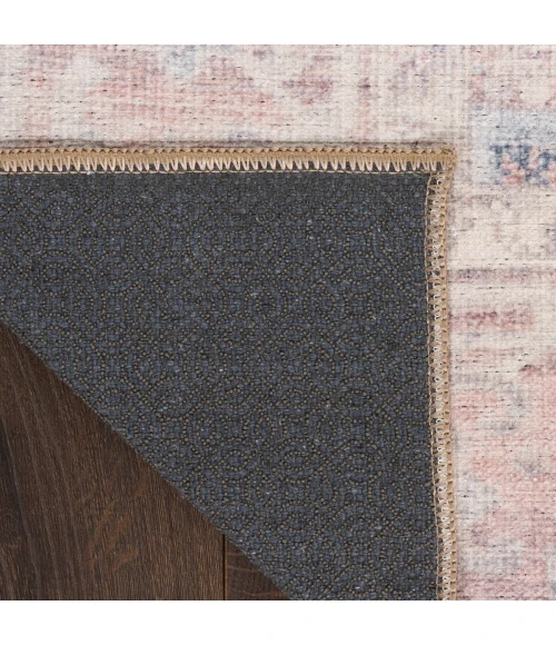 Nourison Vintage Washables Light Blue VWS07 2 ft. 2 in. X 8 ft. Rect. Rug