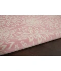 Nourison Jubilant Round Area Rug JUB06-Ivory/Pink