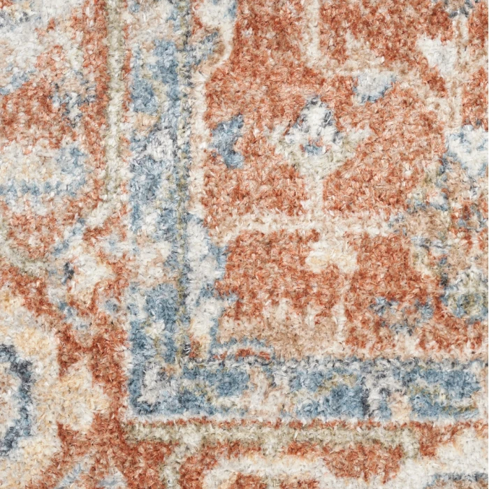Nourison Astra Machine Washable Area Rug ASW11 Denim Multi