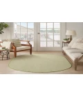 Nourison Courtyard Ivory Green COU01 5 ft. X 8 ft. Oval Rug