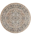 Nourison Quarry Beige Grey QUA05 4 ft. X Round Rug