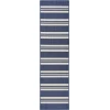 Nourison Home Horizon Indoor/Outdoor Blue HOZ05 2ft.2in. x 8ft. Rect. Rug