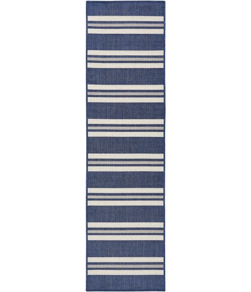 Nourison Home Horizon Indoor/Outdoor Blue HOZ05 2ft.2in. x 8ft. Rect. Rug