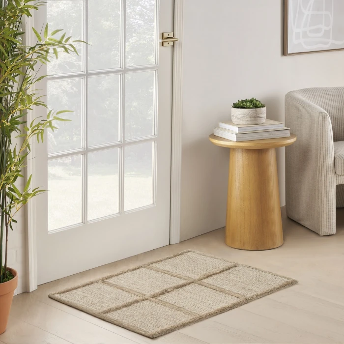 DKNY Pure Framework Tan FRA01 2ft. x 3ft. Rect. Rug