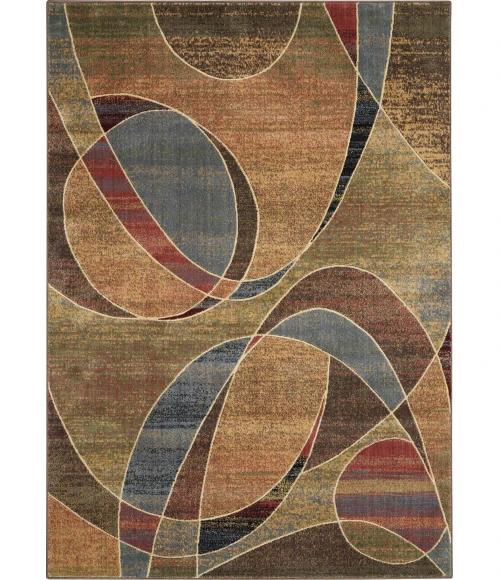 Nourison Expressions Multicolor XP07 5ft.3in. x 7ft.5in. Rect. Rug