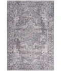 Nicole Curtis Machine Washable Series 1 Area Rug SR101 Black 4' x 6'