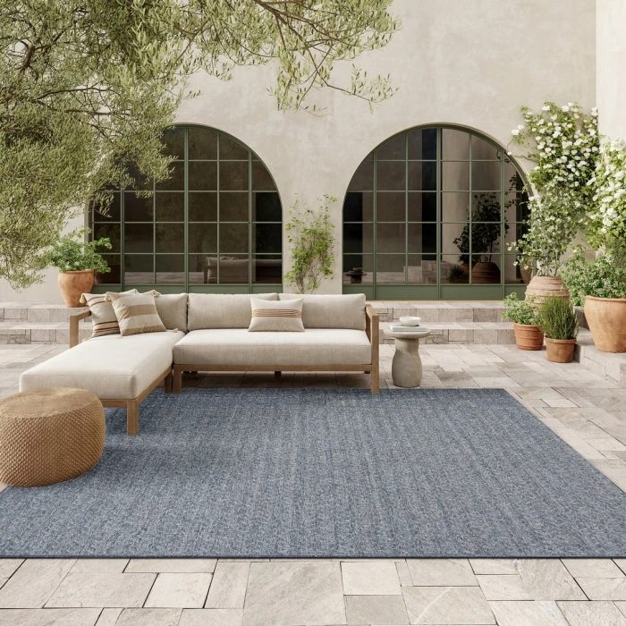 Nourison Tulum Denim TLM02 9ft. x 12ft. Rect. Rug