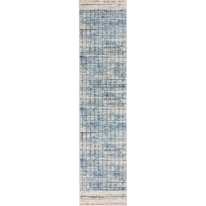 Nourison Quarry Blue QUA13 2ft. 2in. x 7ft. 6in. Rect. Rug