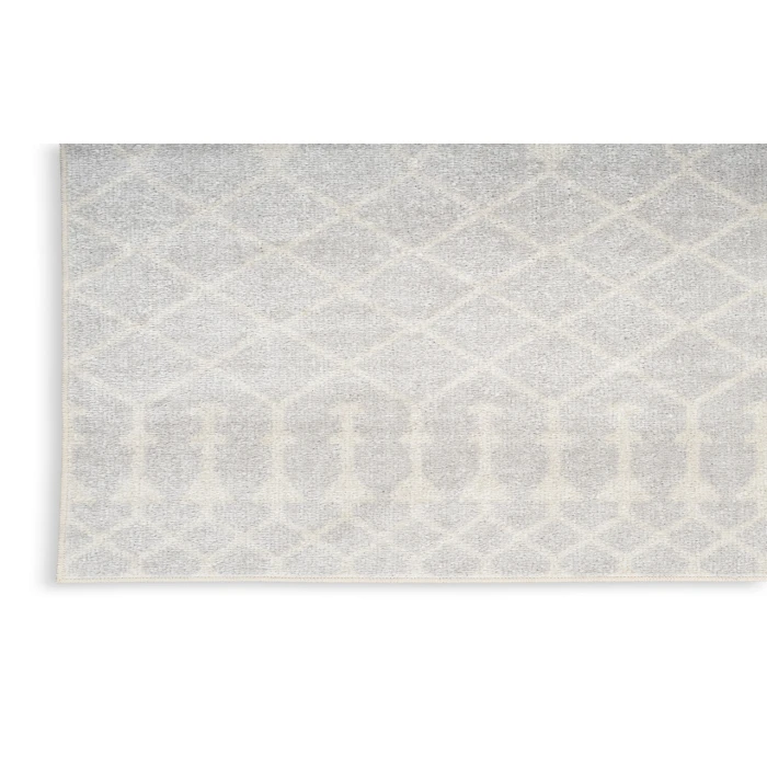 Nourison Astra Machine Washable Grey ASW10 10 ft. X 14 ft. Rectangle Rug