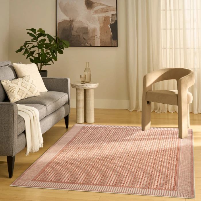 Nourison Nordic Brick Ivory NRC03 4 ft. X 6 ft. Rect. Rug