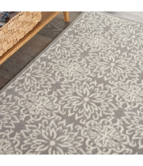 Nourison Jubilant Area Rug JUB06-Ivory/Grey