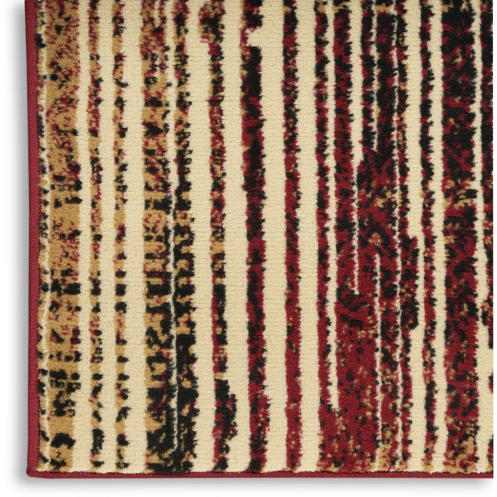 Nourison Home Grafix Red GRF42 7ft.10in. x 9ft.10in. Rect. Rug
