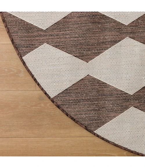 Nourison Positano Natural POS04 6 ft. X Round Rug