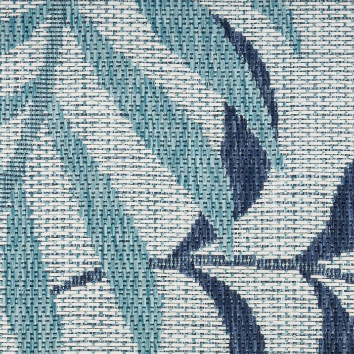 Nourison Garden Oasis Blue GOA01 10 ft. X 14 ft. Rect. Rug